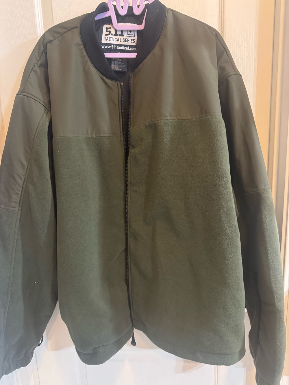 5.11 Tactical Men's Olive Green Zip-Front Jacket